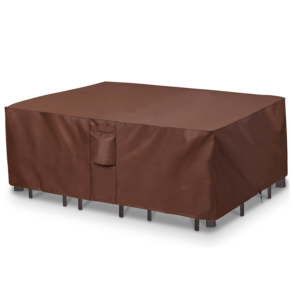 Outdoor Furniture Weatherproof - Brauner 420D HEAVY DUTY wasserdichter Terrassenmöbelbezug