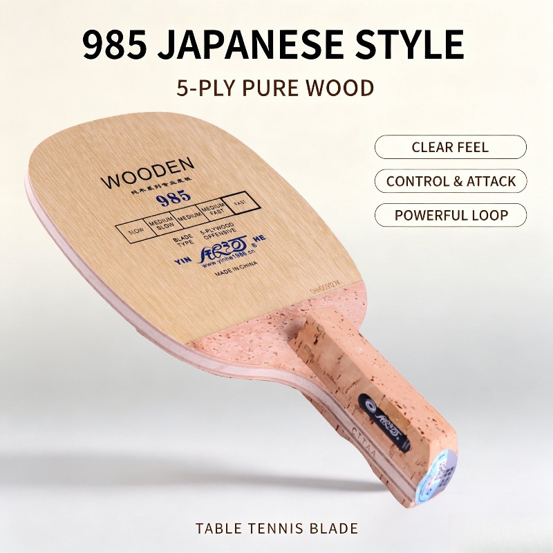 Outdoor Furniture Wood - YINHE 985 Japanisches Penhold Tischtennisschläger-Holz 5-Schicht