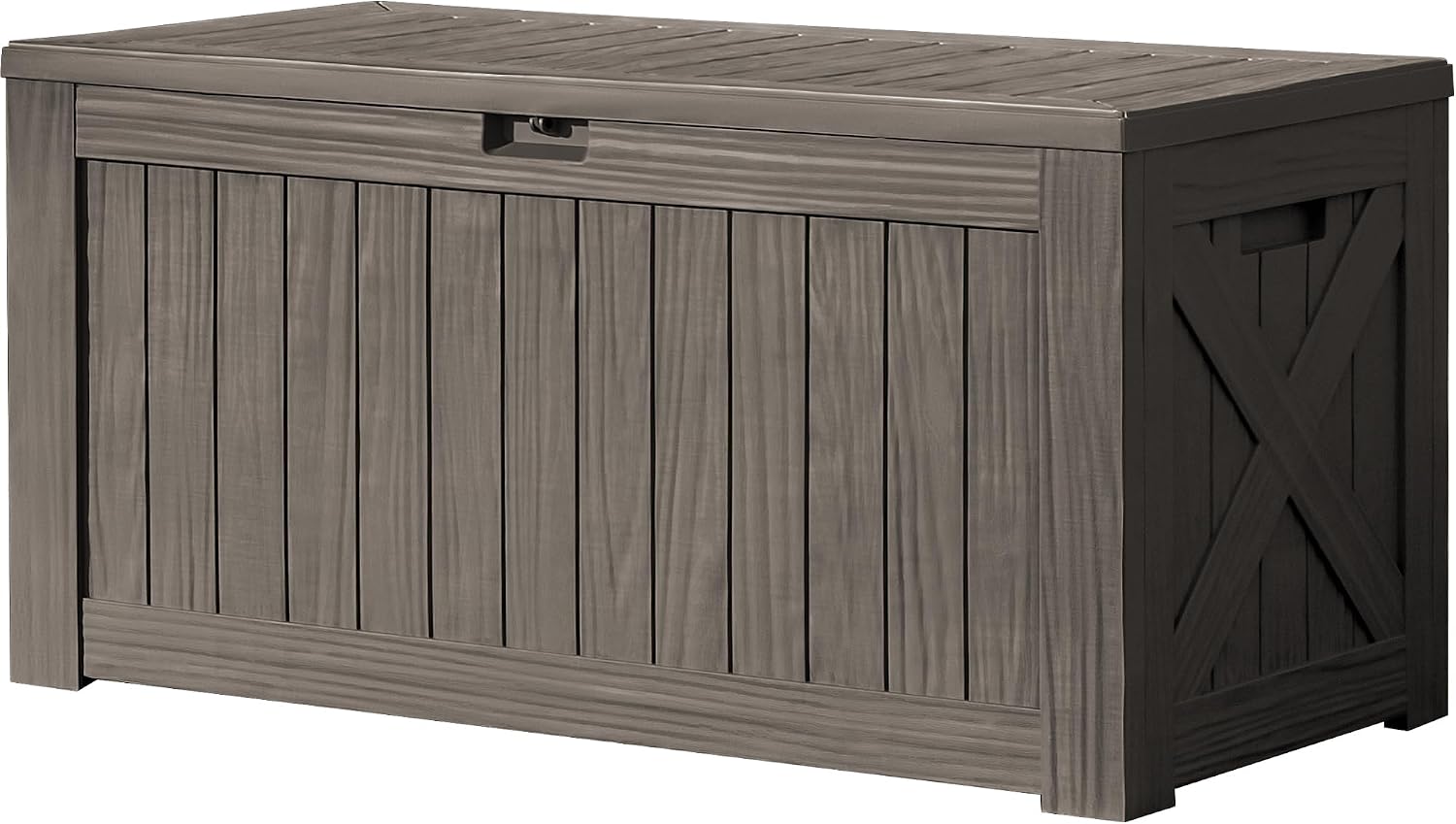 Outdoor Furniture Wood - 120 Gallonen Große Terrassenbox Outdoor-Aufbewahrungsschrank Wasserdichte