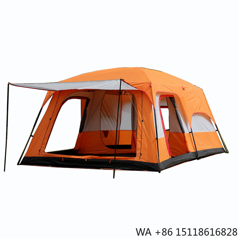 Outdoor Furniture Waterproof - Outdoor Campingzelt mit Zwei Schlafzimmern Oxford