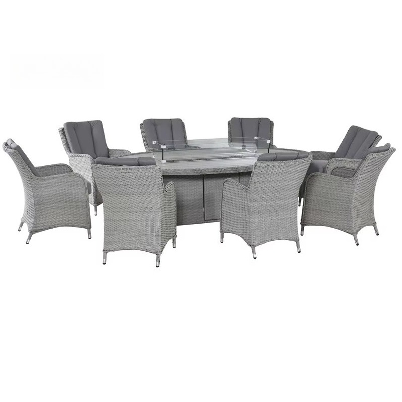 Outdoor-Möbel Feuerstelle Ratt – Outdoor Furniture Set With Fire Pit Bewertung und Preis