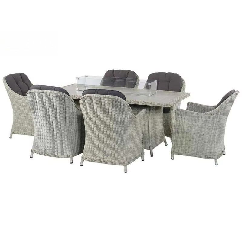 Outdoor-Möbel Feuerstelle Ratt – Outdoor Furniture Set With Fire Pit Bewertung und Preis