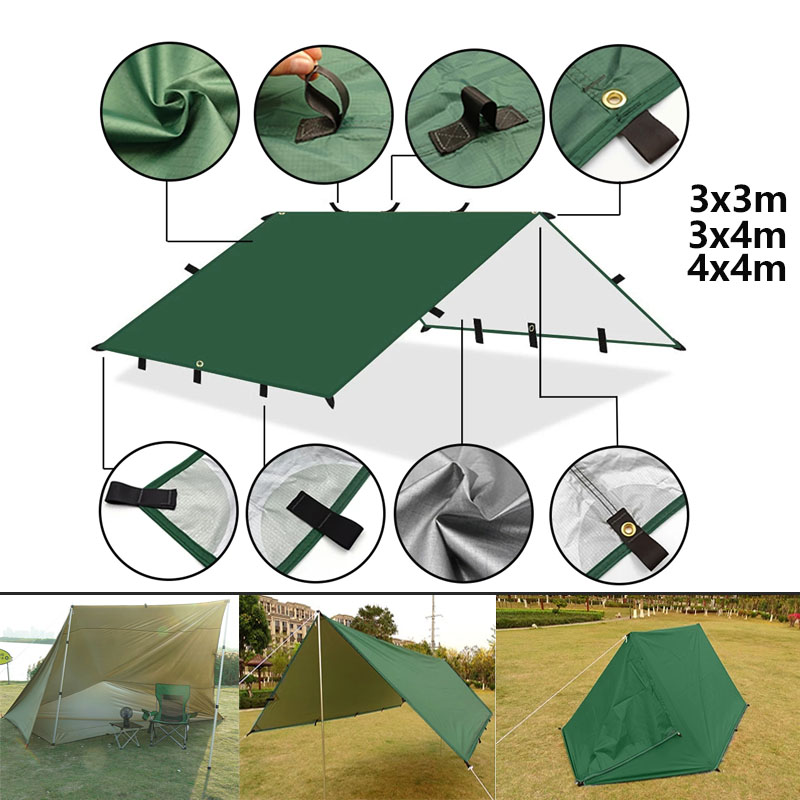 4x4m 4x3m 3x3m 19 Hänge punkte – Sun Sail Shade Bewertung und Preis