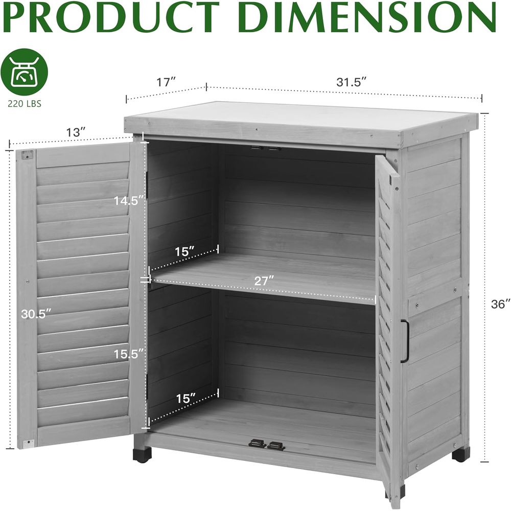 Outdoor-Aufbewahrungsschrank & – Outdoor Furniture Wood Bewertung und Preis