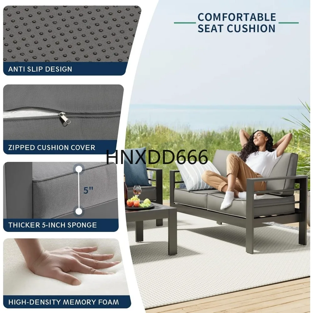 Gartenmöbel-Set mit Feuerstell – Outdoor Furniture Set With Fire Pit Bewertung und Preis