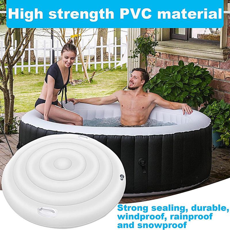 Whirlpool-Deckelabdeckung mit  – Inflatable Hot Tub Bewertung und Preis