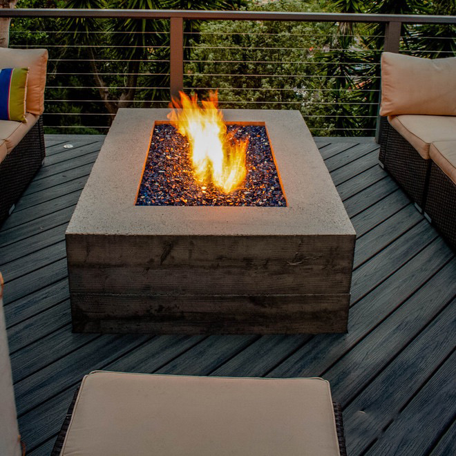 Moderner Corten-Stahl-Gasfeuer – Outdoor Furniture Set With Fire Pit Bewertung und Preis