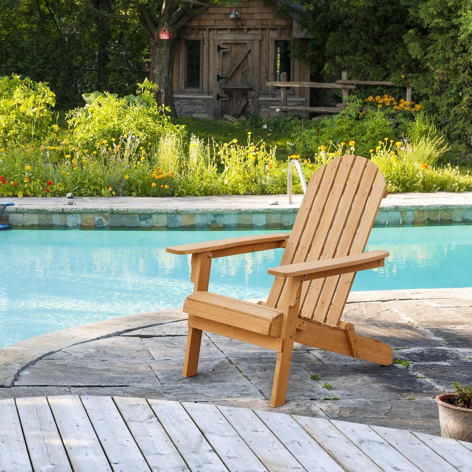 Klappbarer Adirondack-Stuhl, 2 – Outdoor Furniture Set With Fire Pit Bewertung und Preis