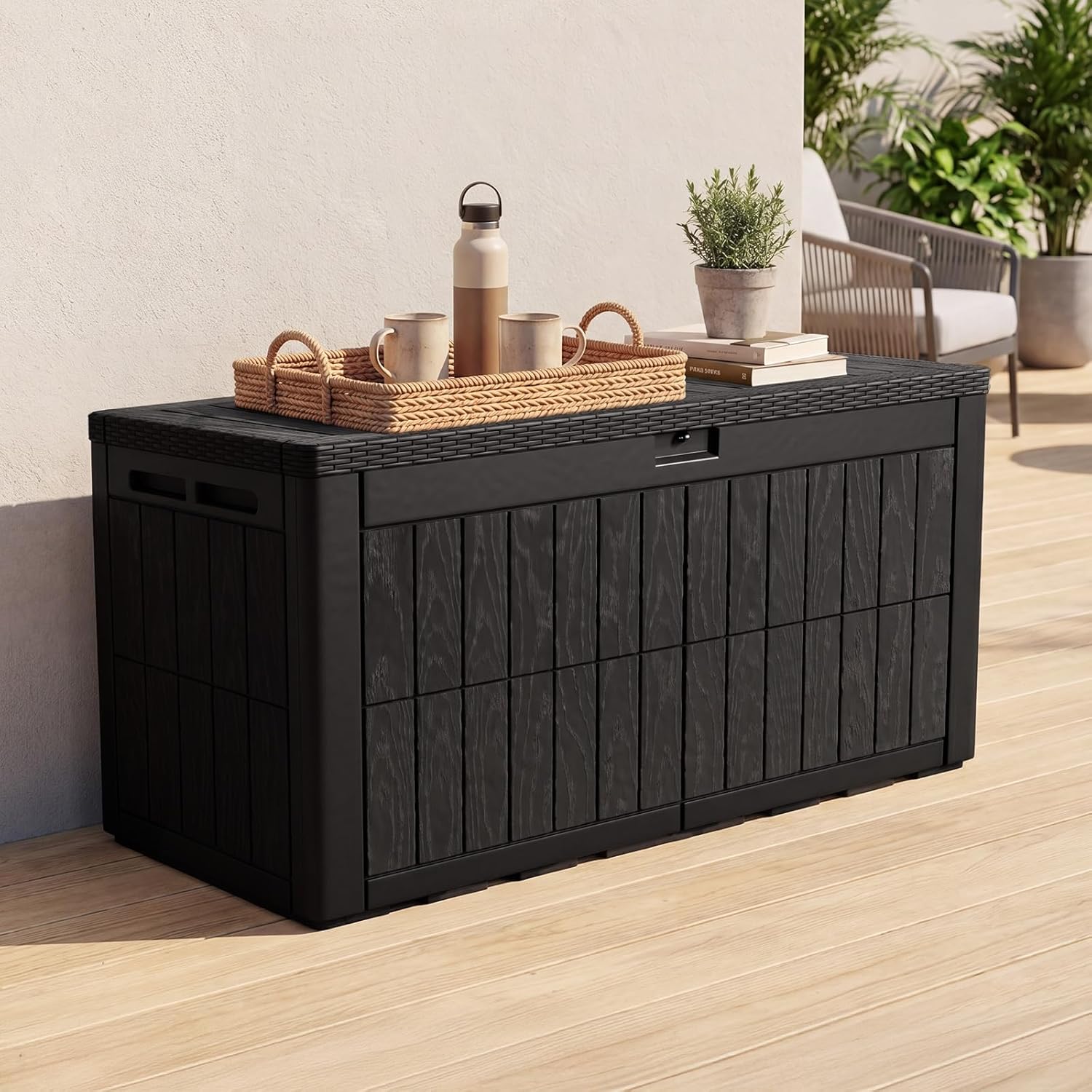 120-Gallonen-Harz-Gartenbox, w – Outdoor Furniture Weatherproof Bewertung und Preis