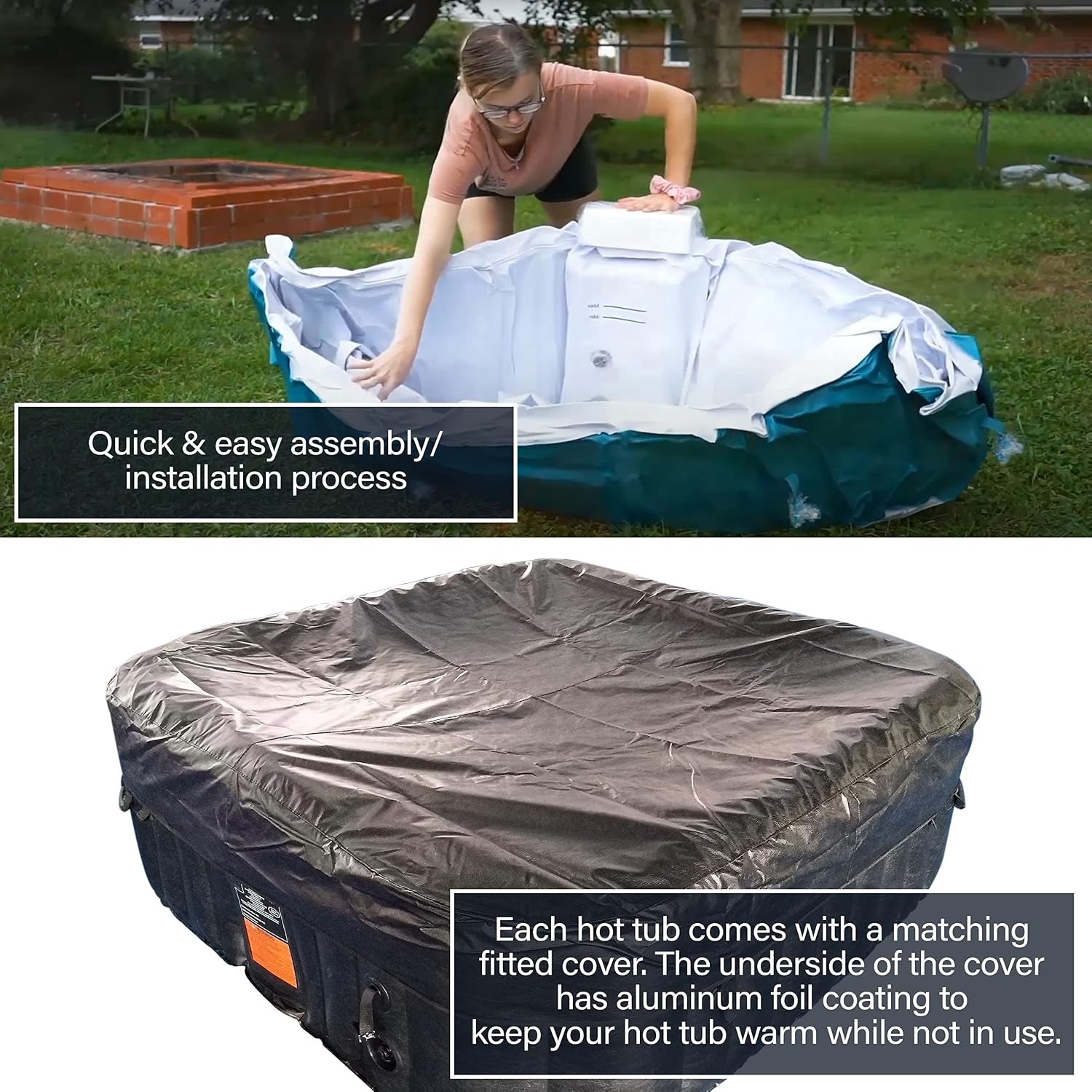 Tragbarer Aufblasbarer Whirlpo – Inflatable Hot Tub Bewertung und Preis