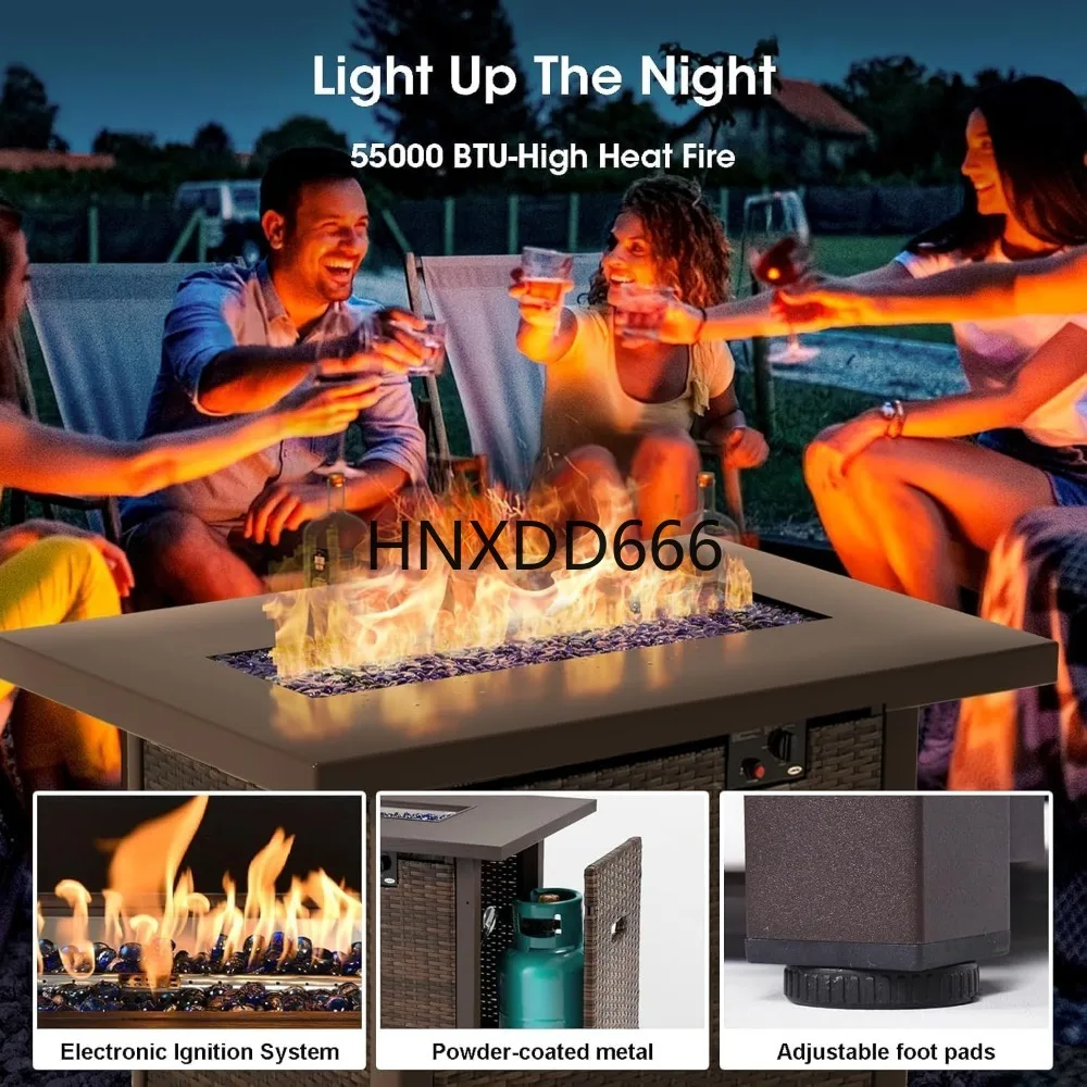 7-teiliges Gartenmöbel-Set mit – Outdoor Furniture Set With Fire Pit Bewertung und Preis