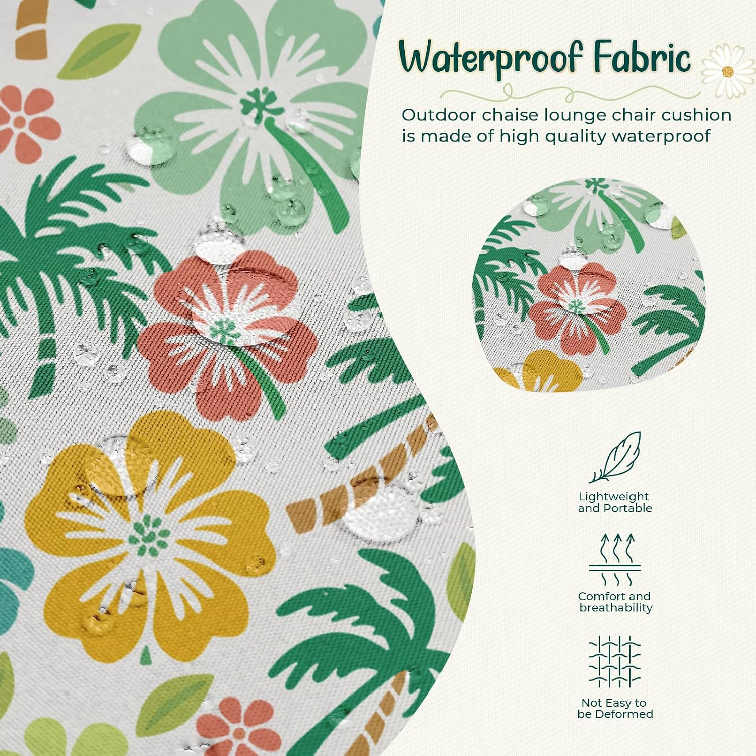 Outdoor-Liegestuhlkissen-Set ( – Outdoor Furniture Replacement Fabric Bewertung und Preis