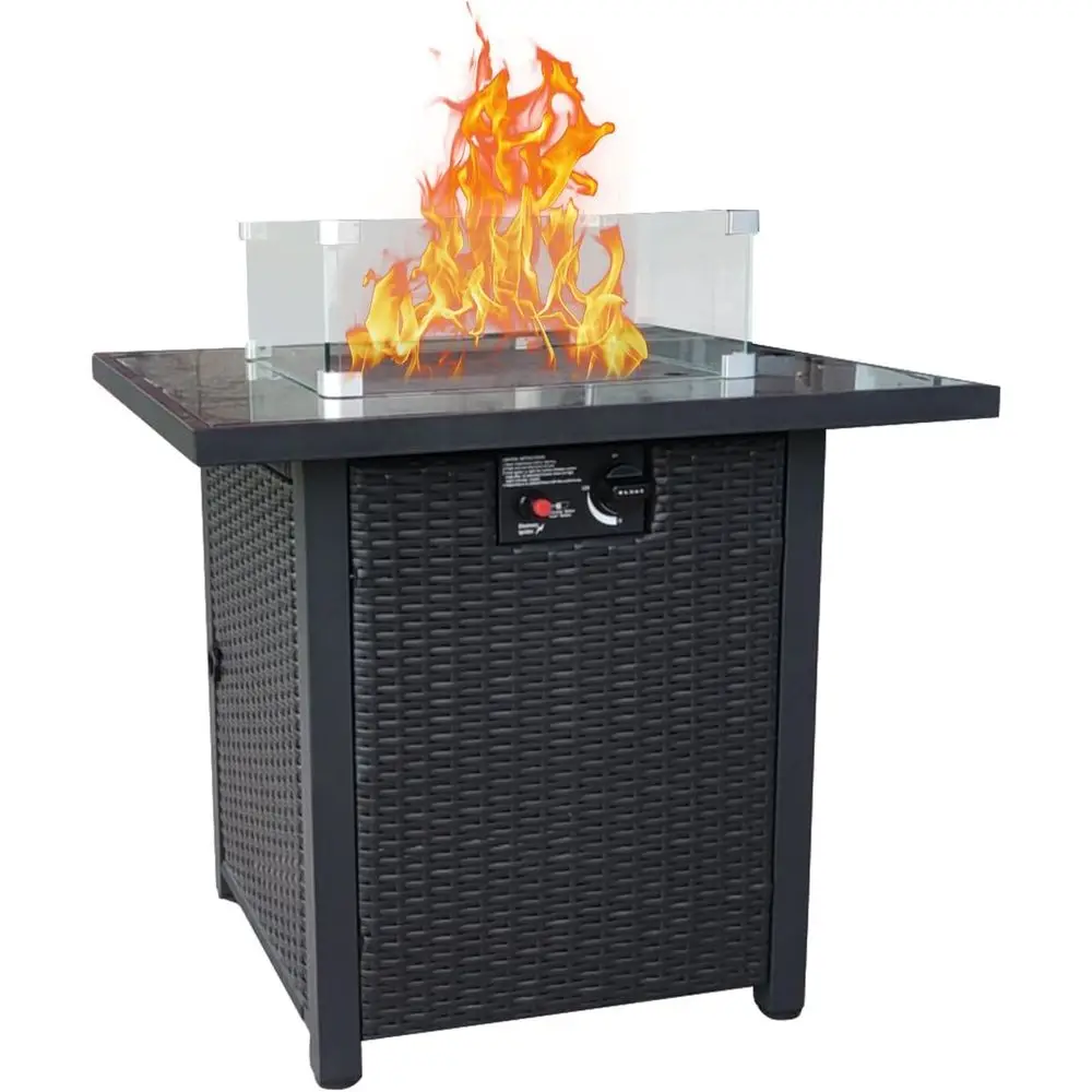 Korbmöbel-Set für den Außenber – Outdoor Furniture Set With Fire Pit Bewertung und Preis