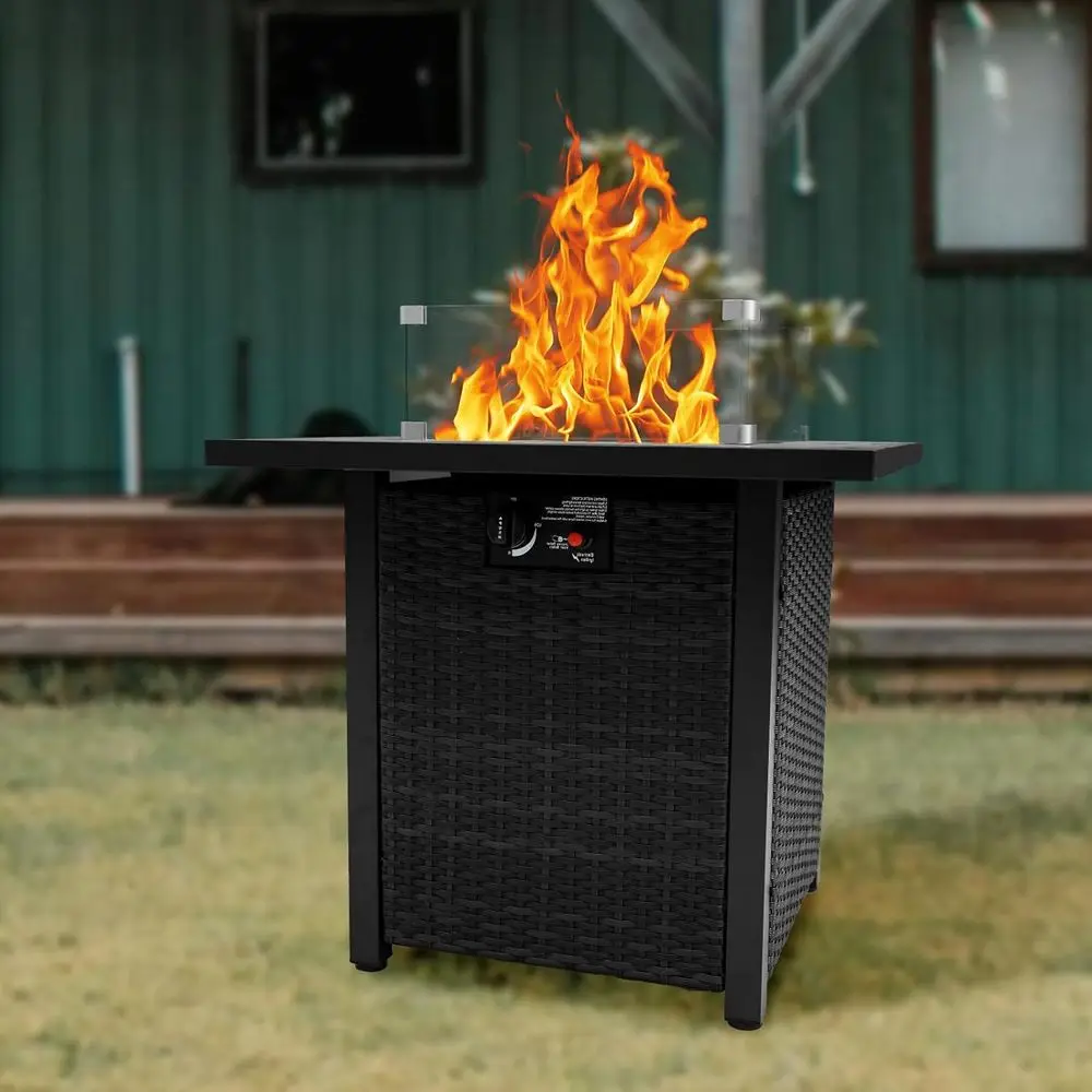 Korbmöbel-Set für den Außenber – Outdoor Furniture Set With Fire Pit Bewertung und Preis