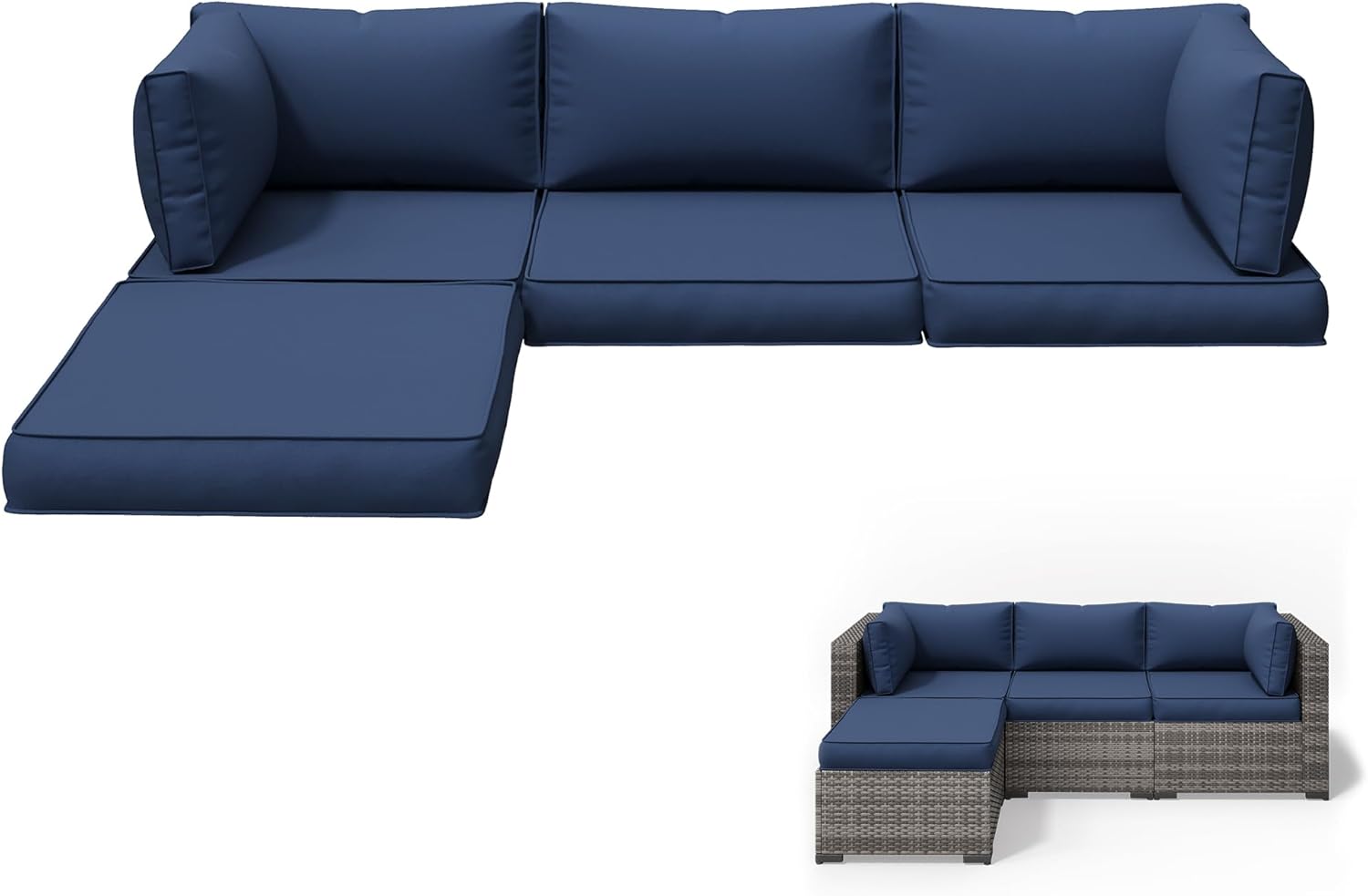 Ersatzkissen für Outdoor-Terra – Outdoor Furniture Replacement Fabric Bewertung und Preis