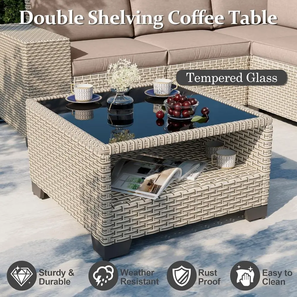 7-teiliges Outdoor-Terrassenmö – Outdoor Furniture Set With Fire Pit Bewertung und Preis