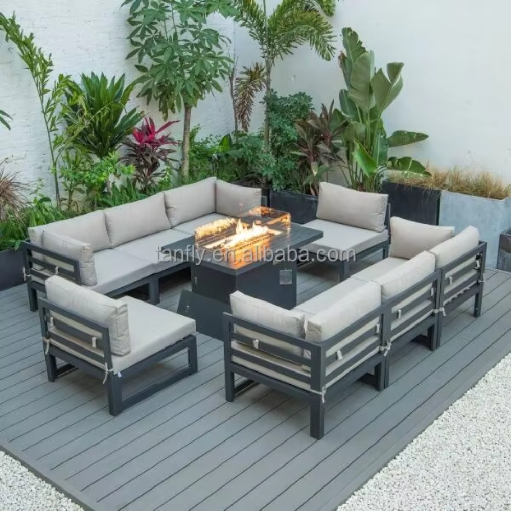 Villa Hotel Outdoor-Möbelset M – Outdoor Furniture Set With Fire Pit Bewertung und Preis
