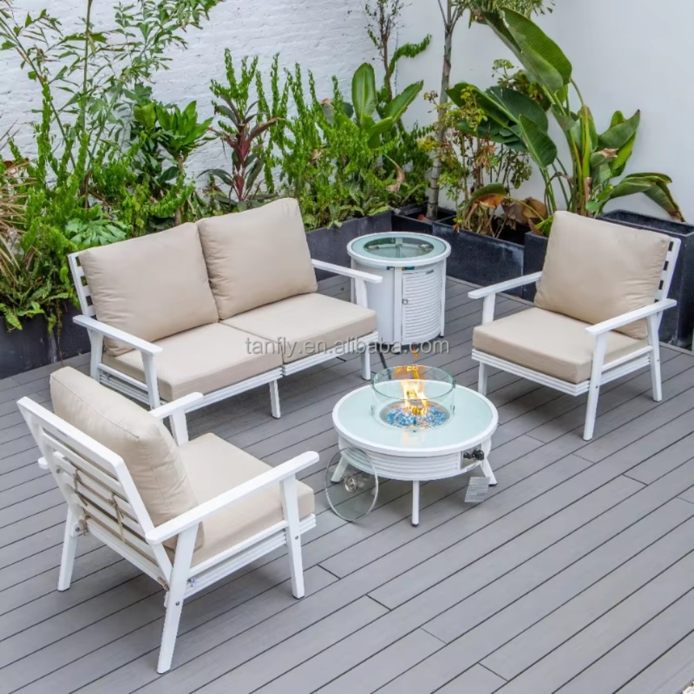 Villa Hotel Outdoor-Möbelset M – Outdoor Furniture Set With Fire Pit Bewertung und Preis