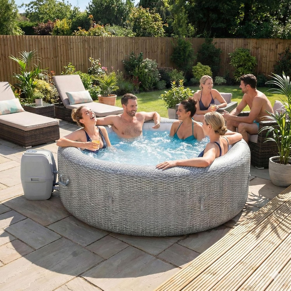 Tragbarer aufblasbarer Whirlpo – Inflatable Hot Tub Bewertung und Preis