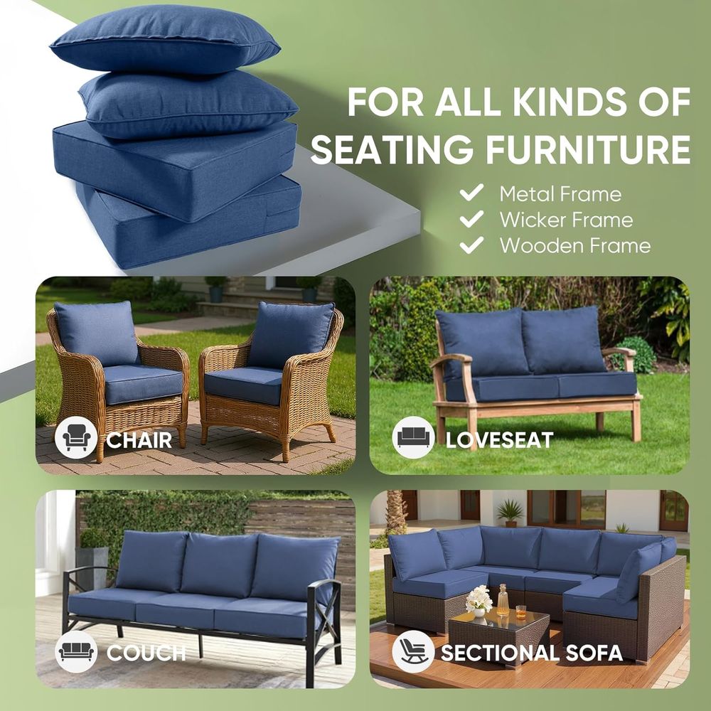 Outdoor-Möbelkissen, 6 Zoll di – Outdoor Furniture Waterproof Bewertung und Preis