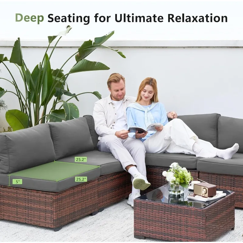 Amopatio 8-teiliges Gartenmöbe – Outdoor Furniture Set With Fire Pit Bewertung und Preis
